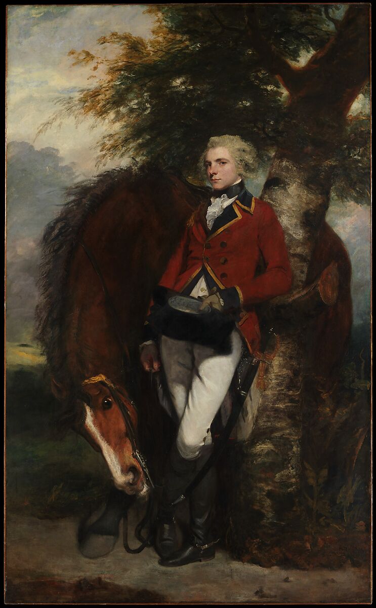 【ジョージ・K・H・クーシュメーカー大尉　 Captain George K. H. Coussmaker (1759–1801)】イギリス‐画家‐サー・ジョシュア・レイノルズ（Sir Joshua Reynolds）