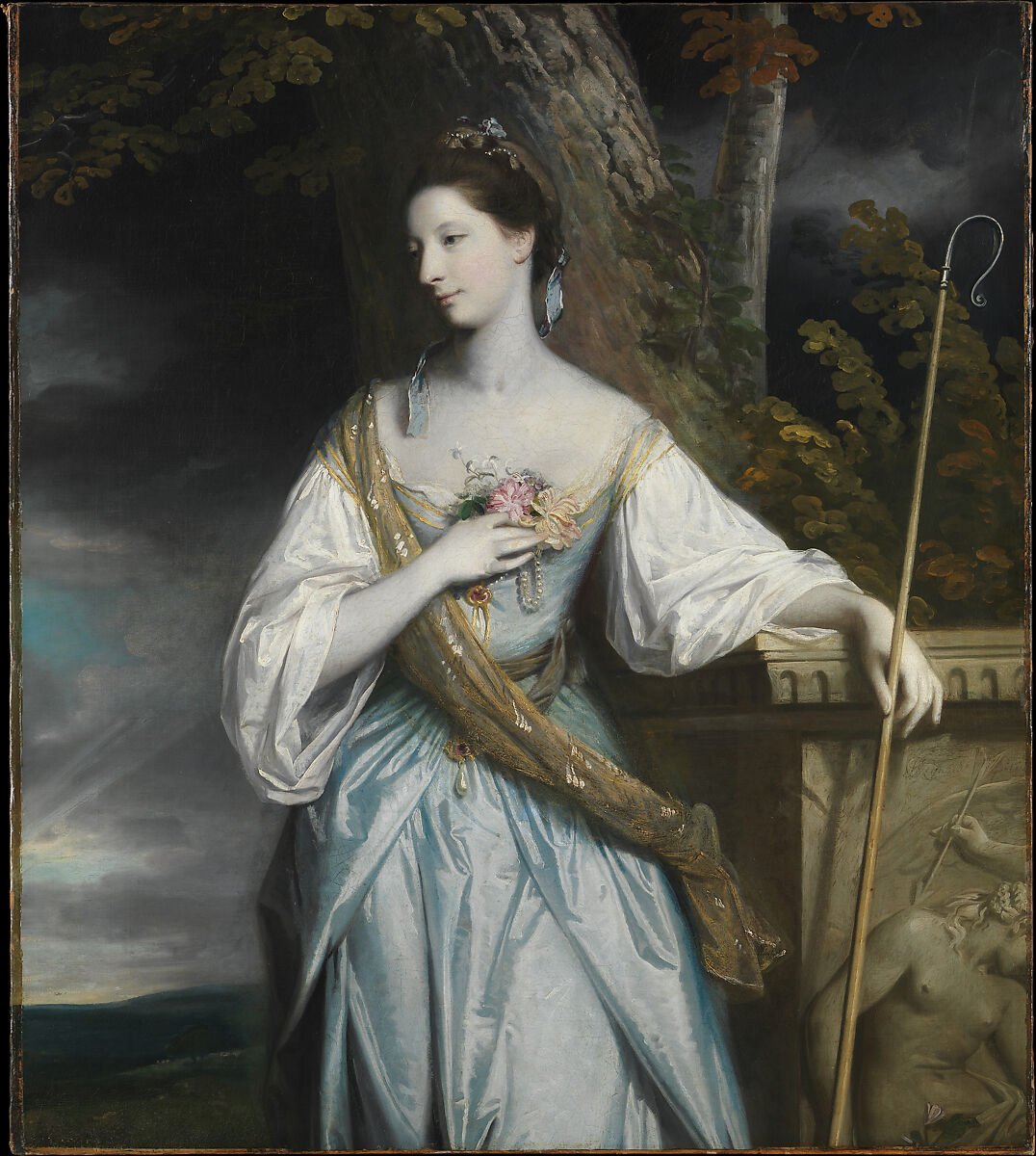 【アン・ダシュウッド、後のギャロウェイ伯爵夫人　Anne Dashwood (1743–1830), Later Countess of Galloway】イギリス‐画家‐サー・ジョシュア・レイノルズ（Sir Joshua Reynolds）