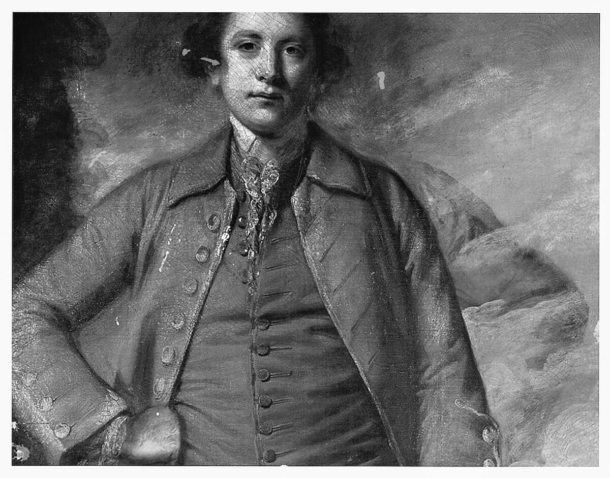 【ヘンリー・フェイン（1739年–1802年）とイニゴ・ジョーンズ、チャールズ・ブレア　The Honorable Henry Fane  with Inigo Jones and Charles Blair】イギリス‐画家‐サー・ジョシュア・レイノルズ（Sir Joshua Reynolds）
