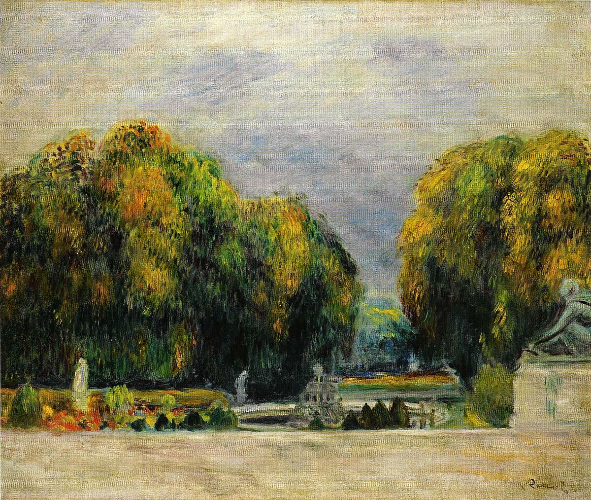 【ヴェルサイユ　Versailles】【プロヴァンスの風景　Landscape】フランス印象派画家ピエール＝オーギュスト・ルノワール（Pierre-Auguste Renoir）