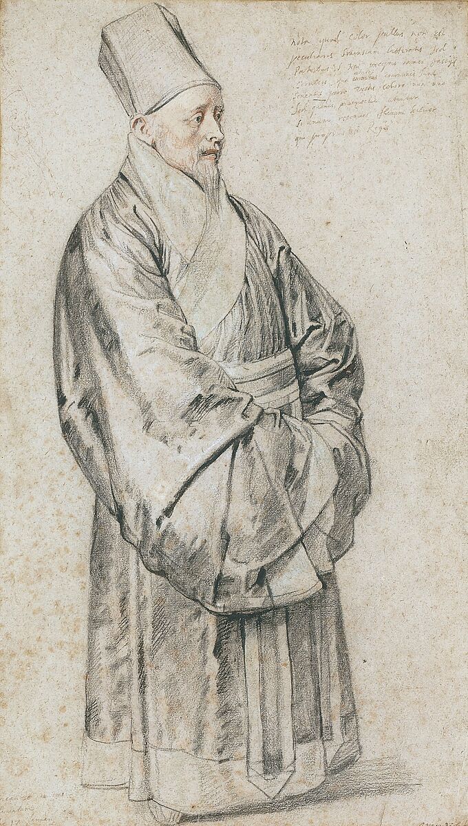【ニコラ・トリゴーの中国服装肖像　Portrait of Nicolas Trigault in Chinese Costume】フランドル画家ピーター・パウル・ルーベンス（Peter Paul Rubens）