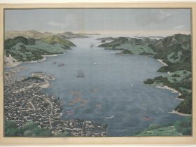 【長崎港　Nagasaki Harbour】江戸時代‐河原慶賀（工房）