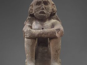 【神座像（マキルコアトル）　Seated Deity (Macuilcoatl)】メキシコ‐アステカ文明