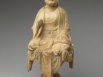 【石雕阿彌陀佛像　Buddha】中国‐唐時代‐大理石