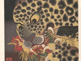 【広影写生　両国の虎　“The Tiger of Ryōkoku,” from the series True Scenes by Hirokage】日本‐江戸時代‐歌川広景