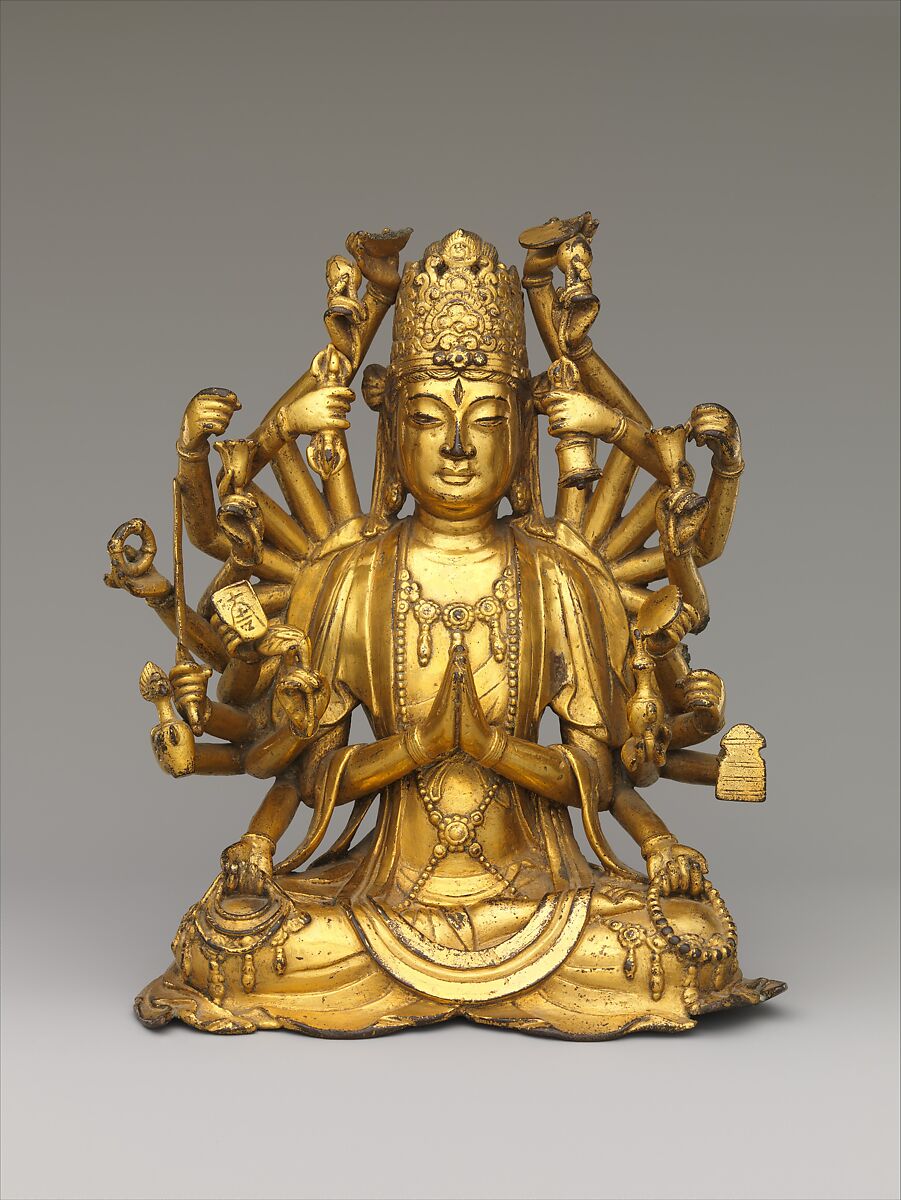 【多腕密教観音菩薩　Avalokiteshvara in a Multiarmed Tantric Form】中国‐雲南大理国