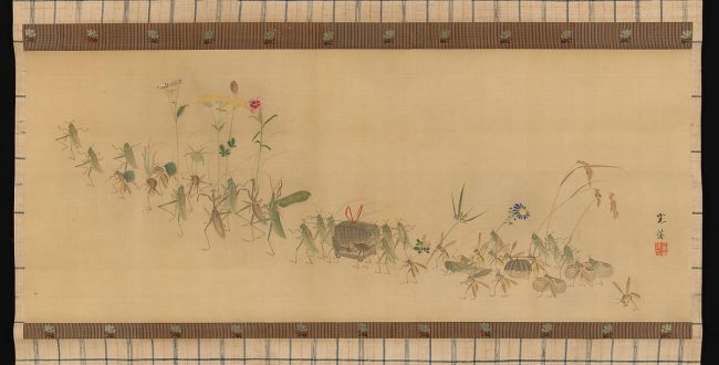 【昆虫の行列　Procession of Insects】日本‐江戸時代‐西山寛栄