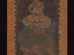 【五髻文殊菩薩像　The Bodhisattva Monju (Manjushri) with Five Topknots】日本‐南北朝時代