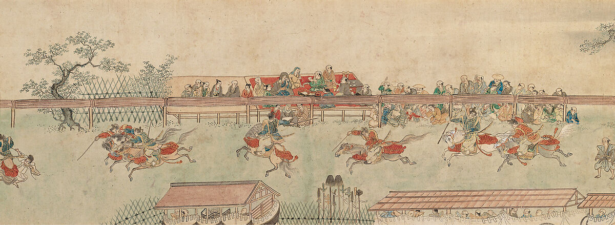 【賀茂の競馬　Horse Race at Kamo】日本‐江戸時代‐住吉広守（Sumiyoshi Hiromori）