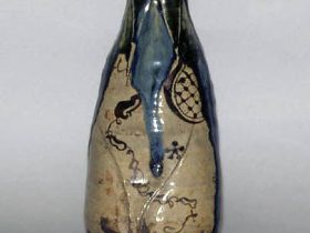 【酒瓶　 Wine Bottle】日本‐江戸時代‐Shuntai（春帯、1799年–1878年）