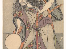 【二代目市川八百蔵の侍　The First Nakamura Nakazo as a Samurai】日本‐江戸時代‐勝川春章（Katsukawa Shunshō）