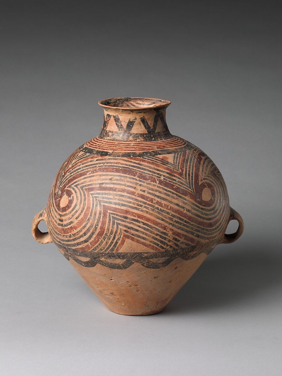 【壺　Jar (Hu)】中国‐新石器時代‐半山期