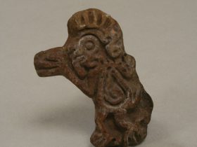 【サル陶印章　Stamp, Monkey】メキシコ‐アステカ文明