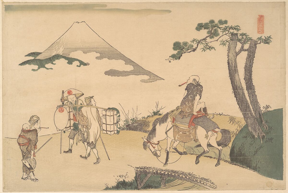 【富士山の頂上　The Top of Mount Fuji】日本‐江戸時代‐明治時代‐葛飾北斎（Katsushika Hokusai）