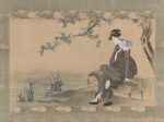 【納涼美人図　Woman Cooling Herself】日本‐江戸時代‐歌川豊広
