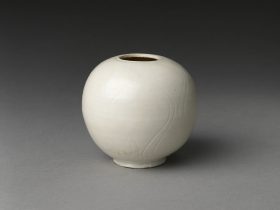 【白磁罐　Jar】中国‐五代時代‐邢窯