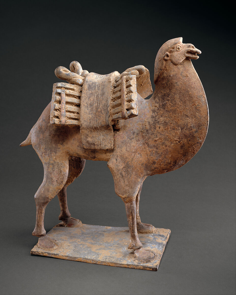 【彩絵陶駱駝俑　Camel】中国‐北魏から北斉時代
