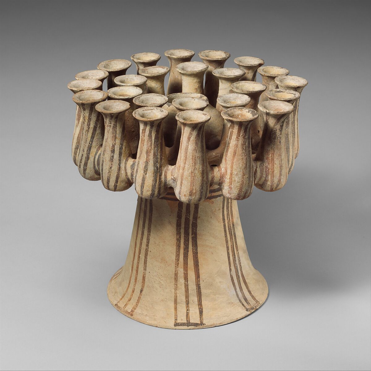 【テラコッタのケルノス　Terracotta kernos (vase for multiple offerings)】ギリシャ‐サイクラディック文化
