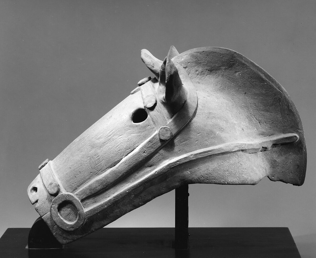 【埴輪馬頭　Haniwa Horse's Head】日本‐古墳時代