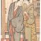 【市川八百三と女性　Ichikawa Yaozo III with a Lady】日本‐江戸時代‐鳥居清長