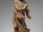 【彩繪木雕善財童子像　Pilgrim Sudhana (Shancai tongzi)】中国‐明時代‐仏教像