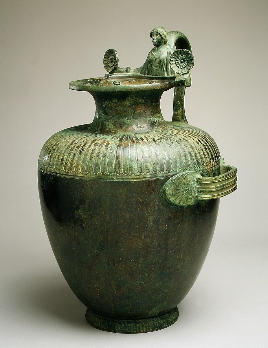 【青銅製ヒュドリア　Bronze hydria (water jar)】ギリシャ