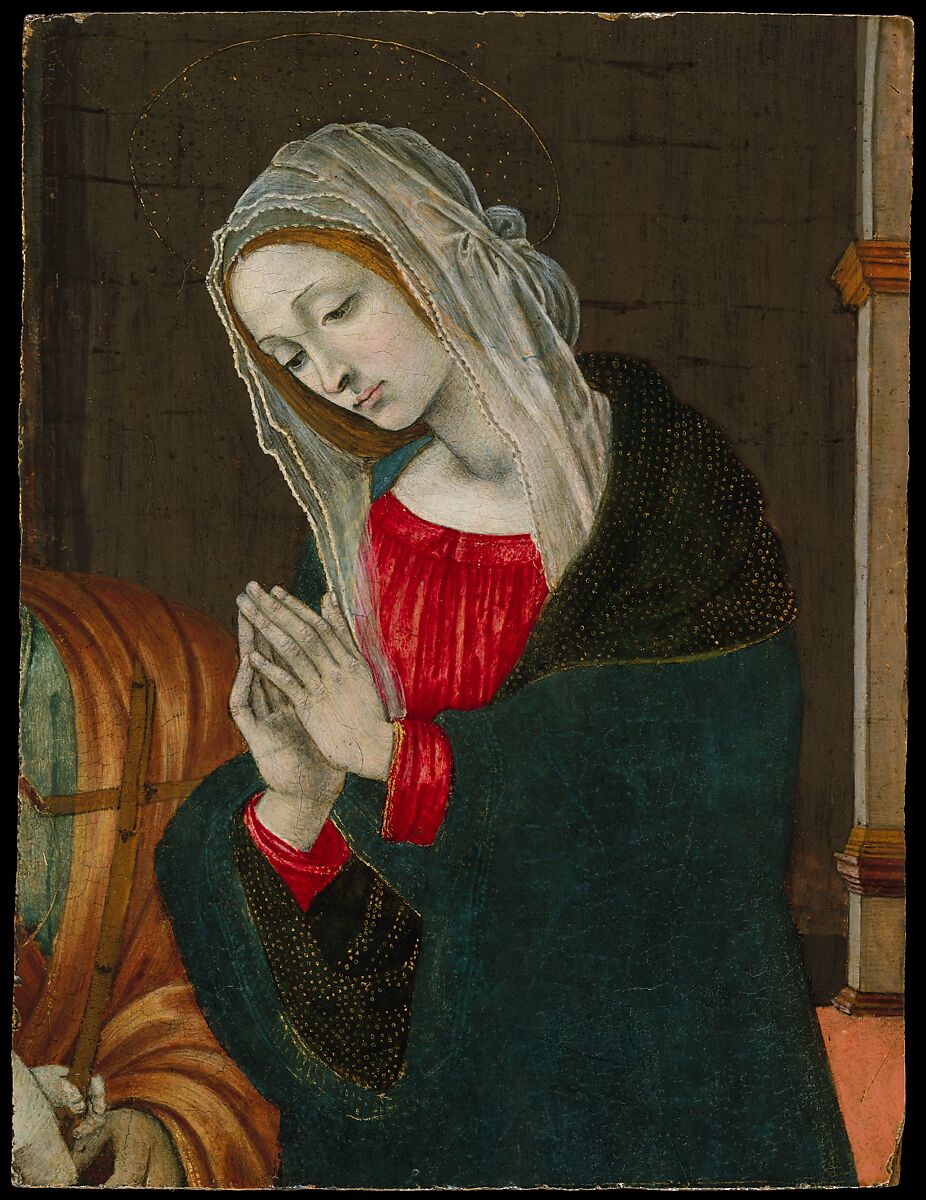 【ナティビティの聖母　The Virgin of the Nativity】イタリア‐‐ルネサンス期‐画家フィリッピノ・リッピ（Filippino Lippi）