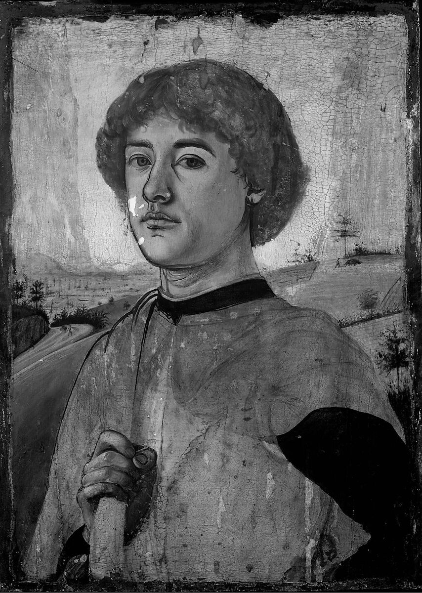 【若者の肖像　 Portrait of a Young Man】イタリア‐ルネサンス期‐画家ビアージョ・ダントニオ（Biagio d'Antonio）