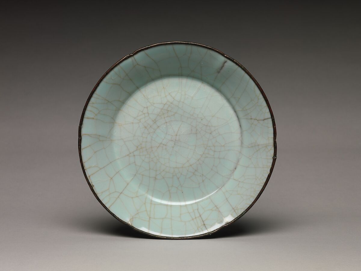 【青磁盤　Dish】中国‐南宋時代‐官窯