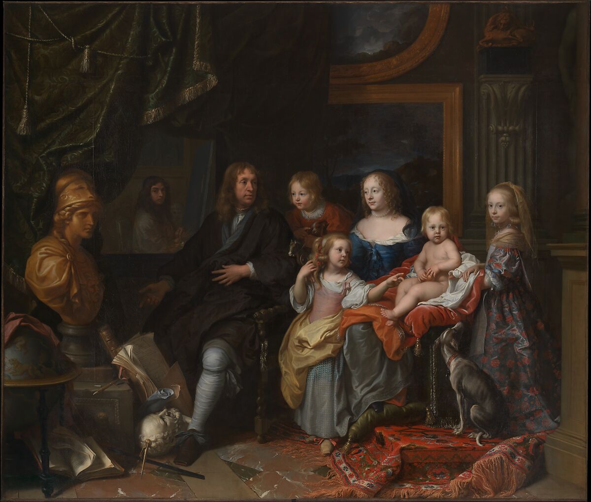 【ジャバッシュ家族　The Jabach Family】フランス‐バロック美術画家‐シャルル・ルブラン（Charles Le Brun）