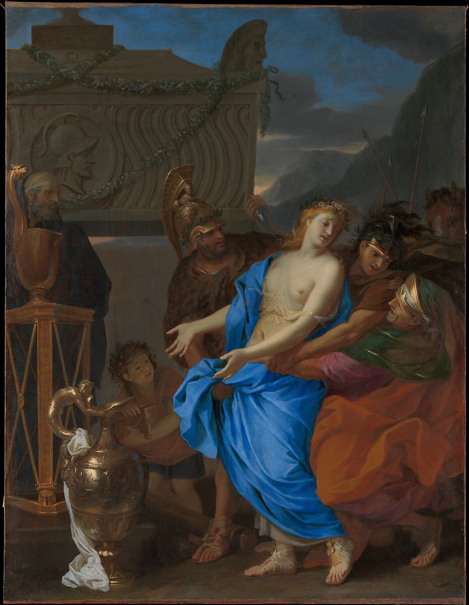 【ポリュクセナの犠牲　The Sacrifice of Polyxena】フランス‐バロック美術画家‐シャルル・ルブラン（Charles Le Brun）