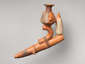 【パッチャ（儀式用陶容器）　 Paccha (ritual vessel)】古代ペルー‐インカ文化