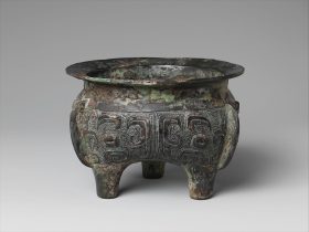 【青銅鬲鼎　Lobed tripod cauldron (Liding)】中国‐西周時代