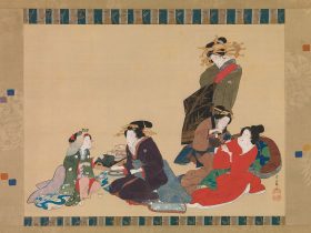 【蹄斎北馬　Five Beauties】日本‐江戸時代‐蹄斎北馬