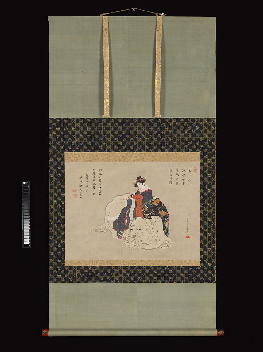 【江口の君図　Courtesan of Eguchi】日本‐江戸時代‐勝川春章