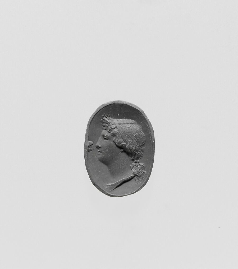 【カルセドニー楕円形宝石　Chalcedony oval gem】ギリシャ文化‐ヘレニズム期