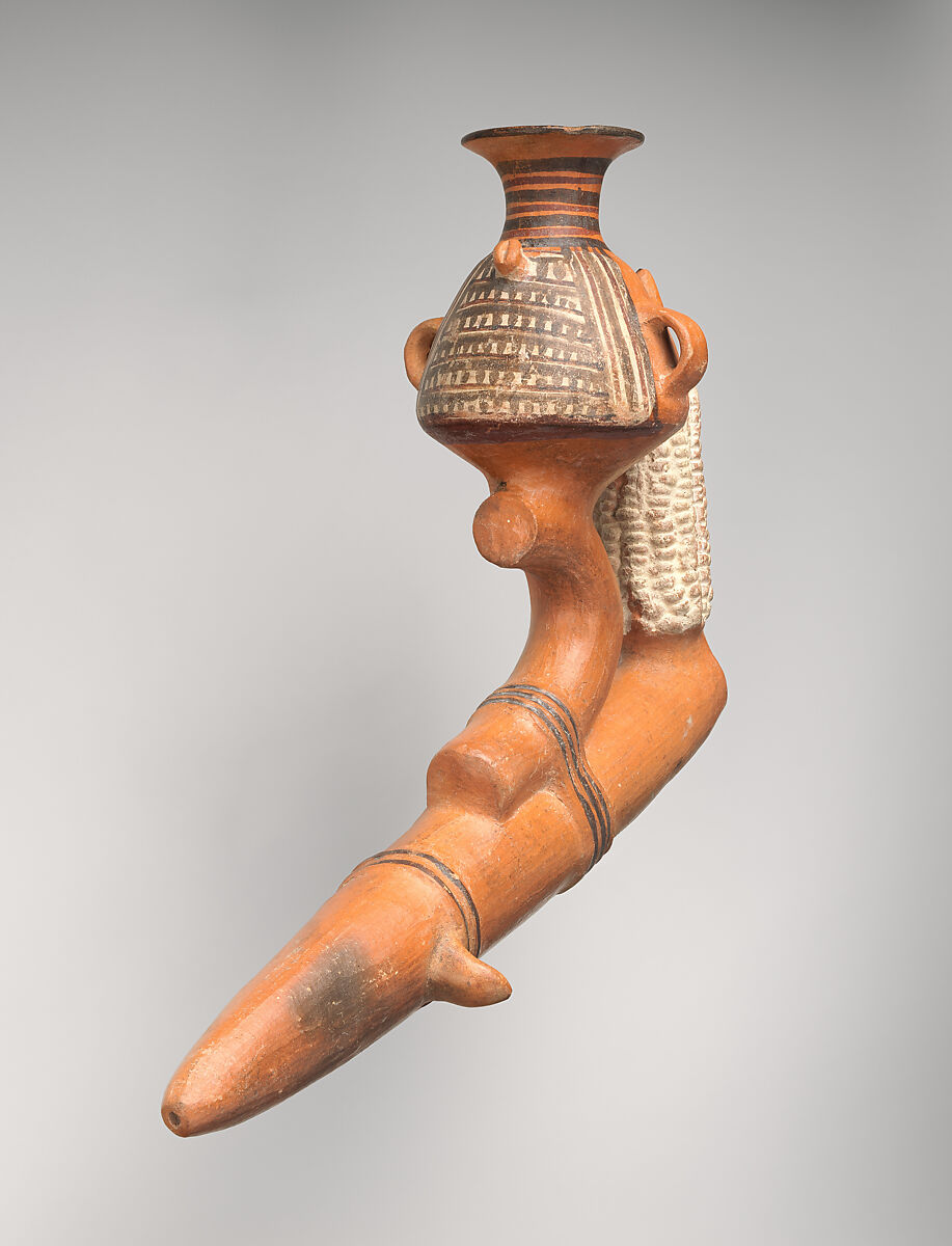 【パッチャ（儀式用陶容器）　 Paccha (ritual vessel)】古代ペルー‐インカ文化