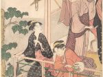 【二階座敷に三人の女　Three Women on a Balcony】日本‐江戸時代‐鳥居清長