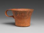 【テラコッタ製片手持ちカップ　Terracotta one-handled cup】古代ギリシャ‐ミノア文化後期