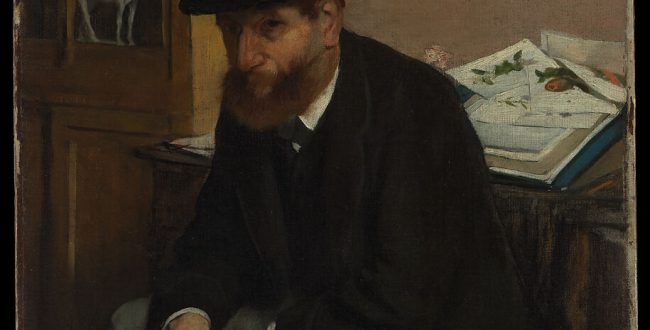 【版画の収集家　The Collector of Prints】フランス‐エドガー・ドガ（Edgar Degas）‐印象派