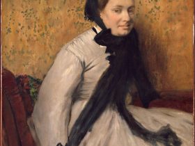 【灰色の服着た女性の肖像　Portrait of a Woman in Gray】フランス‐エドガー・ドガ（Edgar Degas）‐印象派