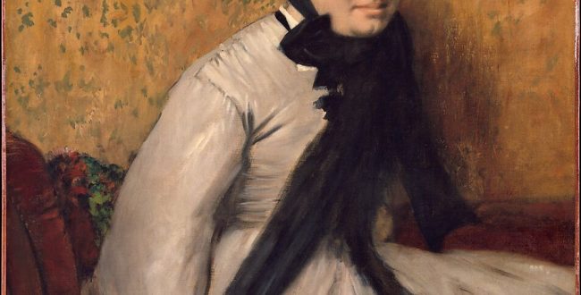 【灰色の婦人の肖像（Portrait of a Woman in Gray）】エドガー・ドガーメトロポリタン美術館所蔵