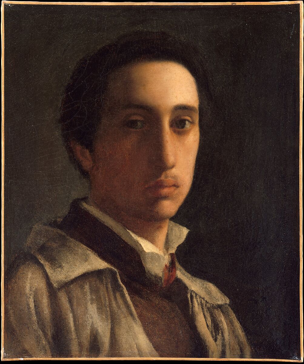 【自画像　Self-Portrait】フランス‐エドガー・ドガ（Edgar Degas）‐印象派