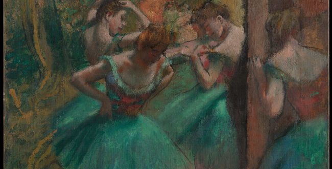 ピンクとグリーンの踊り子たち】エドガー・ドガーメトロポリタン美術館所蔵