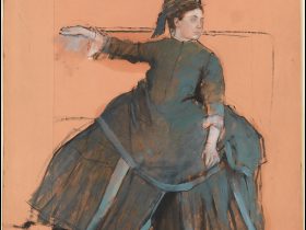 【ソファの上の女性　Woman on a Sofa】フランス‐エドガー・ドガ（Edgar Degas）‐印象派
