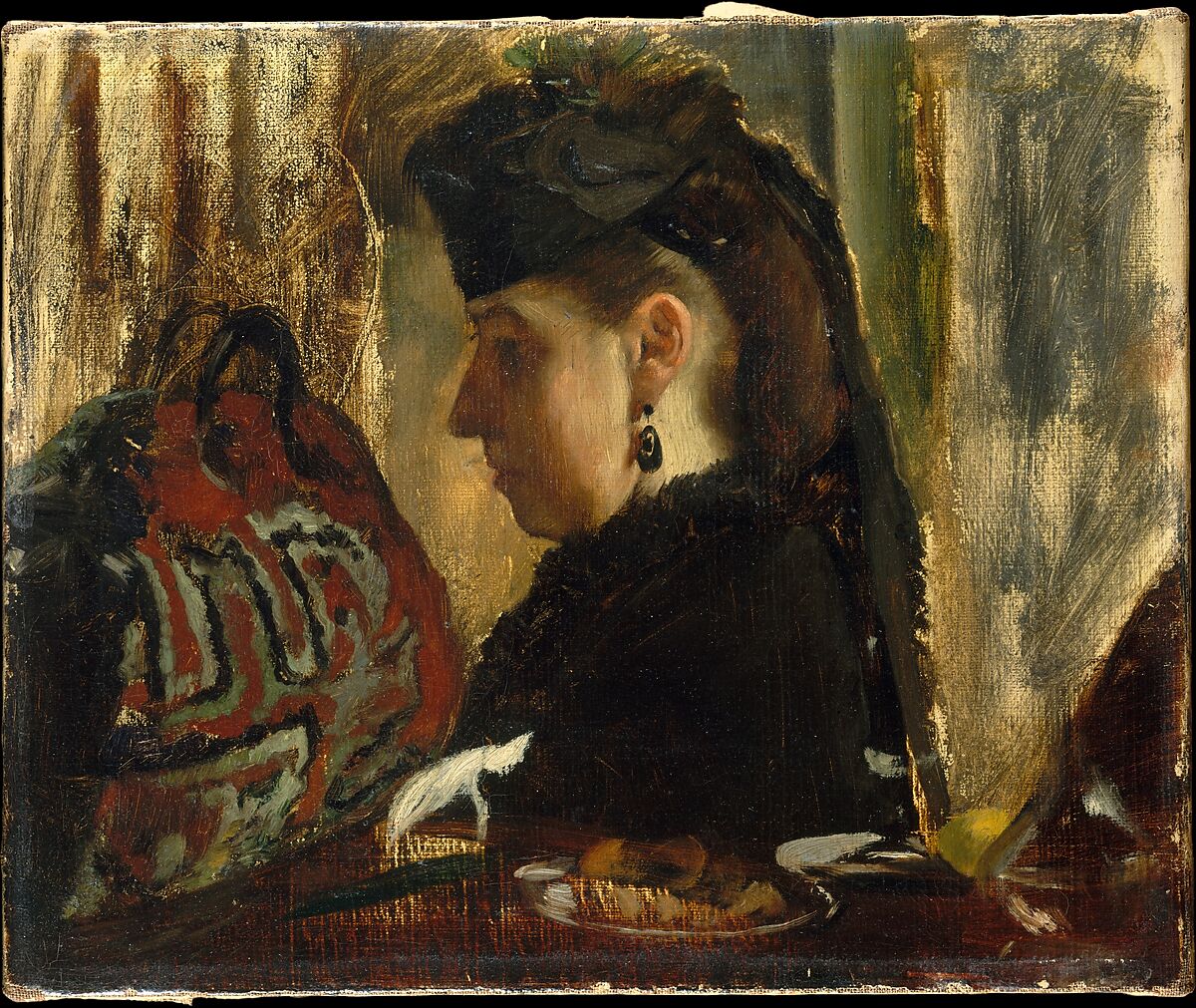 【マリー・ディオー（1843–1935）　Marie Dihau (1843–1935)】フランス‐エドガー・ドガ（Edgar Degas）‐印象派