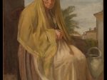 【老いたイタリアの女性　The Old Italian Woman】フランス‐エドガー・ドガ（Edgar Degas）‐印象派