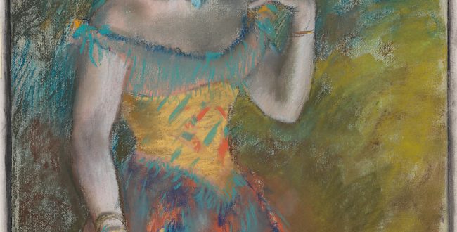 【緑のドレスの歌手(The Singer in Green)】エドガー・ドガーメトロポリタン美術館所蔵