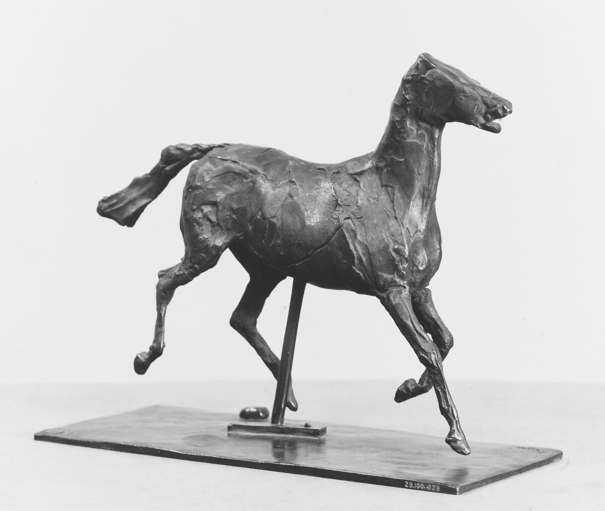 【地面に足をつけないトロット馬　Horse Trotting, the Feet Not Touching the Ground】フランス‐エドガー・ドガ（Edgar Degas）‐印象派