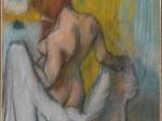 【タオルを持つ女性　Woman with a Towel】フランス‐エドガー・ドガ（Edgar Degas）‐印象派